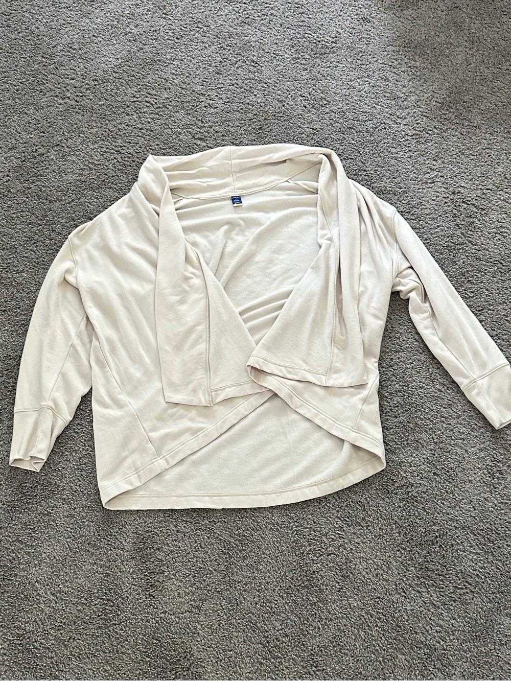 Shawl Neck Fleece Cardigan